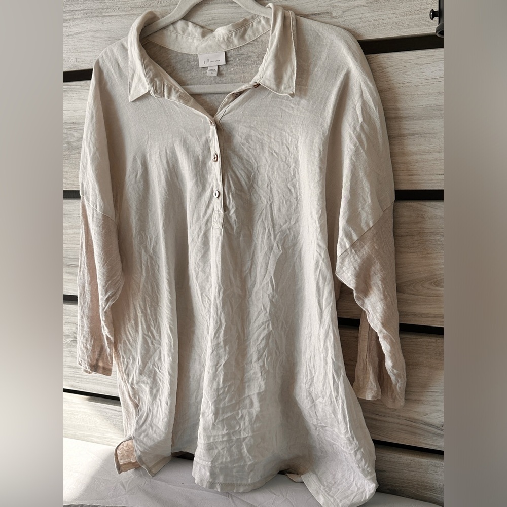 J. Jill 100% Linen Tunic